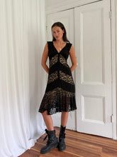 Load image into Gallery viewer, KNIT LACE DRESS (see size info)