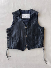 Load image into Gallery viewer, LEATHER MINI VEST (XS/S)