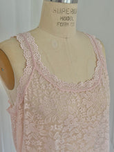 Load image into Gallery viewer, BABY PINK LACE TANK (L)
