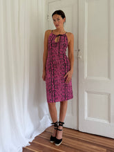 Load image into Gallery viewer, 90S MESH SNAKE MIDI DRESS (S)