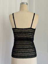 Load image into Gallery viewer, BLACK LACE TANK (M)