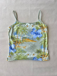 COTTON FLOWER TANK (M)