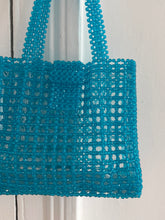 Load image into Gallery viewer, BLUE BEADED BAG