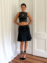 Load image into Gallery viewer, DENIM FLARE MIDI (W32”pinned on model)
