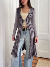 Load image into Gallery viewer, LAVENDER TIE FRONT KNIT (S)