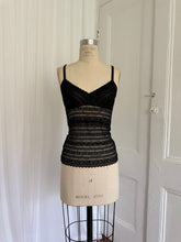 Load image into Gallery viewer, BLACK LACE TANK (M)