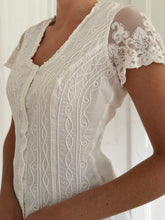 Load image into Gallery viewer, COTTON LACE BLOUSE (see description)