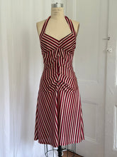 Load image into Gallery viewer, BETSEY JOHNSON STRIPE HALTER (M)