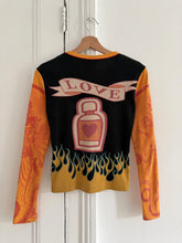 Load image into Gallery viewer, CUSTO FLAME LOVE POTION TEE (S/M)