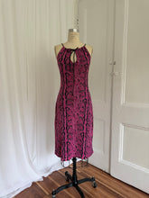 Load image into Gallery viewer, 90S MESH SNAKE MIDI DRESS (S)