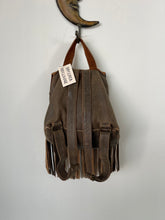 Load image into Gallery viewer, LEATHER FRINGE BACKPACK