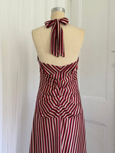 Load image into Gallery viewer, BETSEY JOHNSON STRIPE HALTER (M)