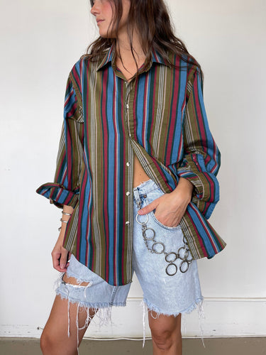 ESSENTIAL COTTON STRIPE (MENS M)