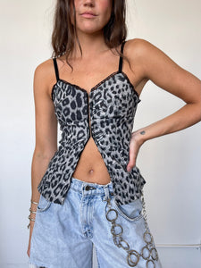 Y2K WILD CHILD CORSET TOP (XS)