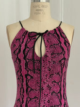 Load image into Gallery viewer, 90S MESH SNAKE MIDI DRESS (S)