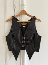 Load image into Gallery viewer, DEADSTOCK LEATHER VEST (L)
