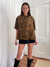 Load image into Gallery viewer, SILK TIGER BLOUSE (L)