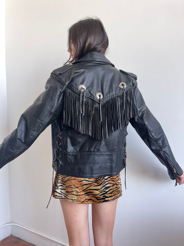 ESSENTIAL FRINGE JACKET(L)