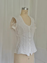 Load image into Gallery viewer, COTTON LACE BLOUSE (see description)