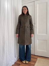 Load image into Gallery viewer, MARCHING BAND LEATHER TRENCH (10)