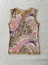 Load image into Gallery viewer, Y2K MESH BUTTERFLY TANK (M)