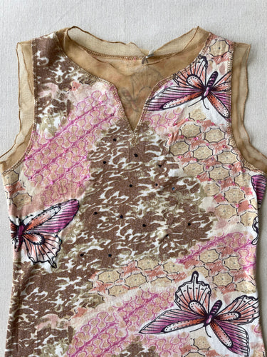 Y2K MESH BUTTERFLY TANK (M)