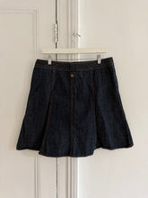 Load image into Gallery viewer, DENIM FLARE MIDI (W32”pinned on model)