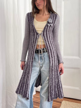 Load image into Gallery viewer, LAVENDER TIE FRONT KNIT (S)