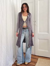 Load image into Gallery viewer, LAVENDER TIE FRONT KNIT (S)