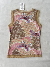 Load image into Gallery viewer, Y2K MESH BUTTERFLY TANK (M)