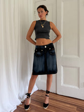 Load image into Gallery viewer, Y2K DENIM MIDI (pinned on model)