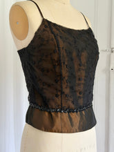 Load image into Gallery viewer, 90S LACE OVERLAY TANK (XS)