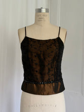 Load image into Gallery viewer, 90S LACE OVERLAY TANK (XS)