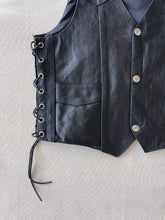 Load image into Gallery viewer, LEATHER MINI VEST (XS/S)