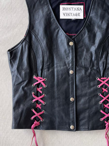 LEATHER CORSET TOP (XL)
