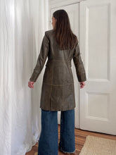 Load image into Gallery viewer, MARCHING BAND LEATHER TRENCH (10)